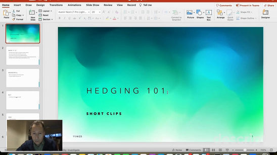 Hedging 101